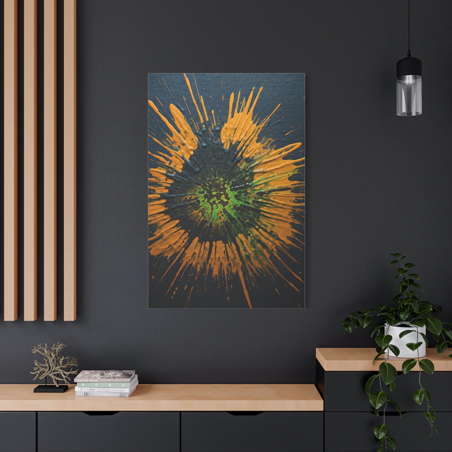 Radiant Impact Abstract Wall Art & Canvas Prints
