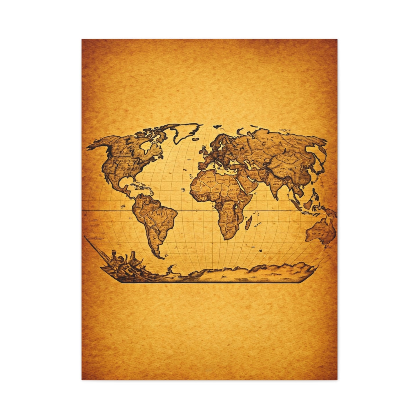 Antique Coastal Expedition Map Wall Art & Canvas Prints