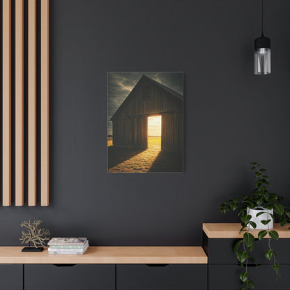 Golden Threshold Barn Wall Art & Canvas Prints