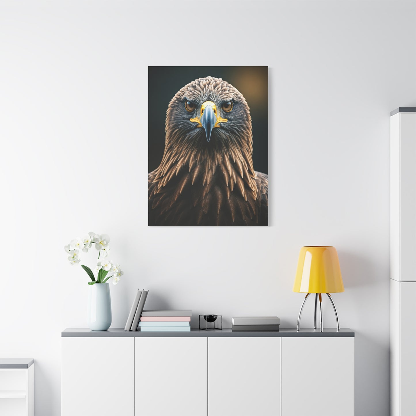 Intense Golden Eagle Close-Up Wall Art & Canvas Prints
