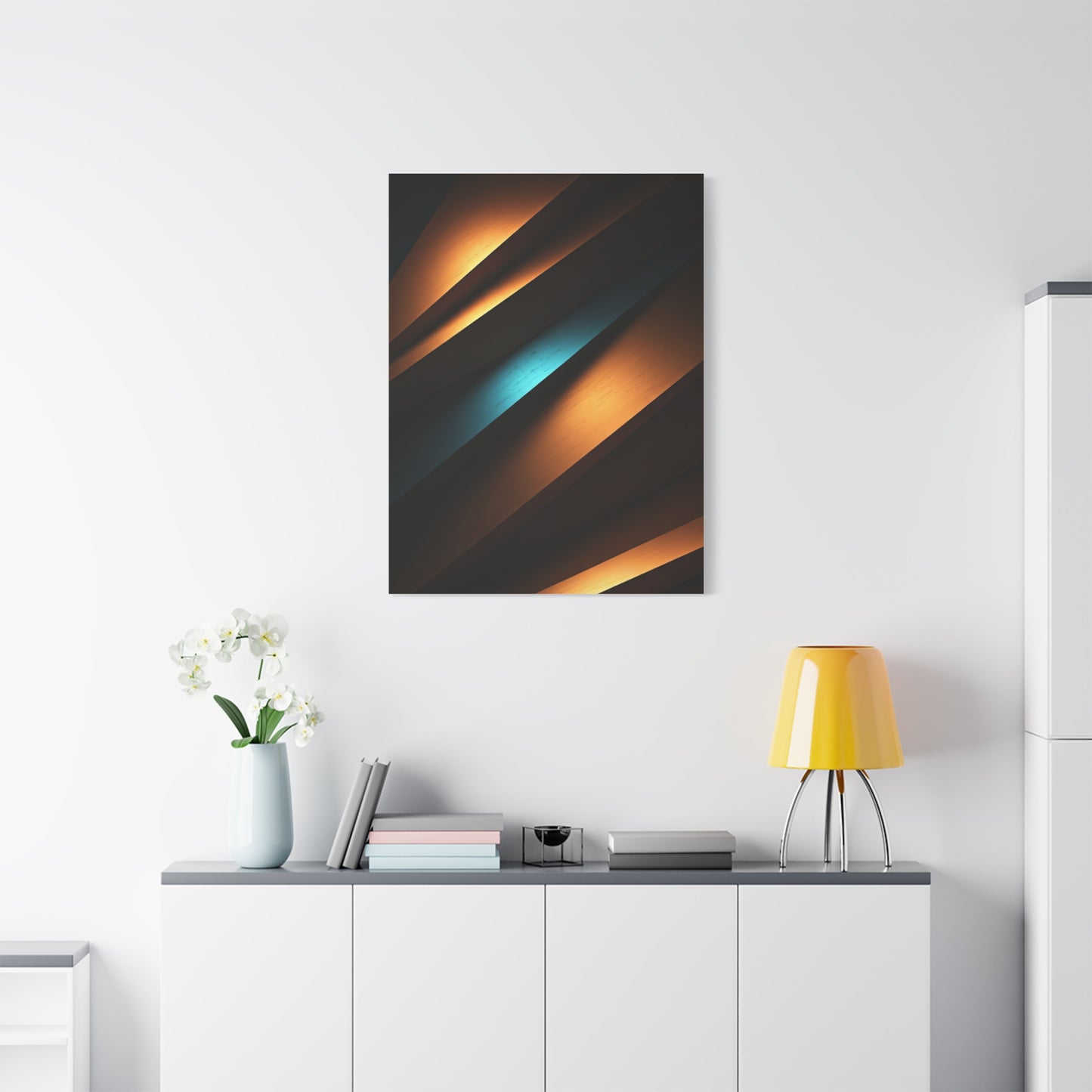 Midnight Alloy Geometry Wall Art & Canvas Prints