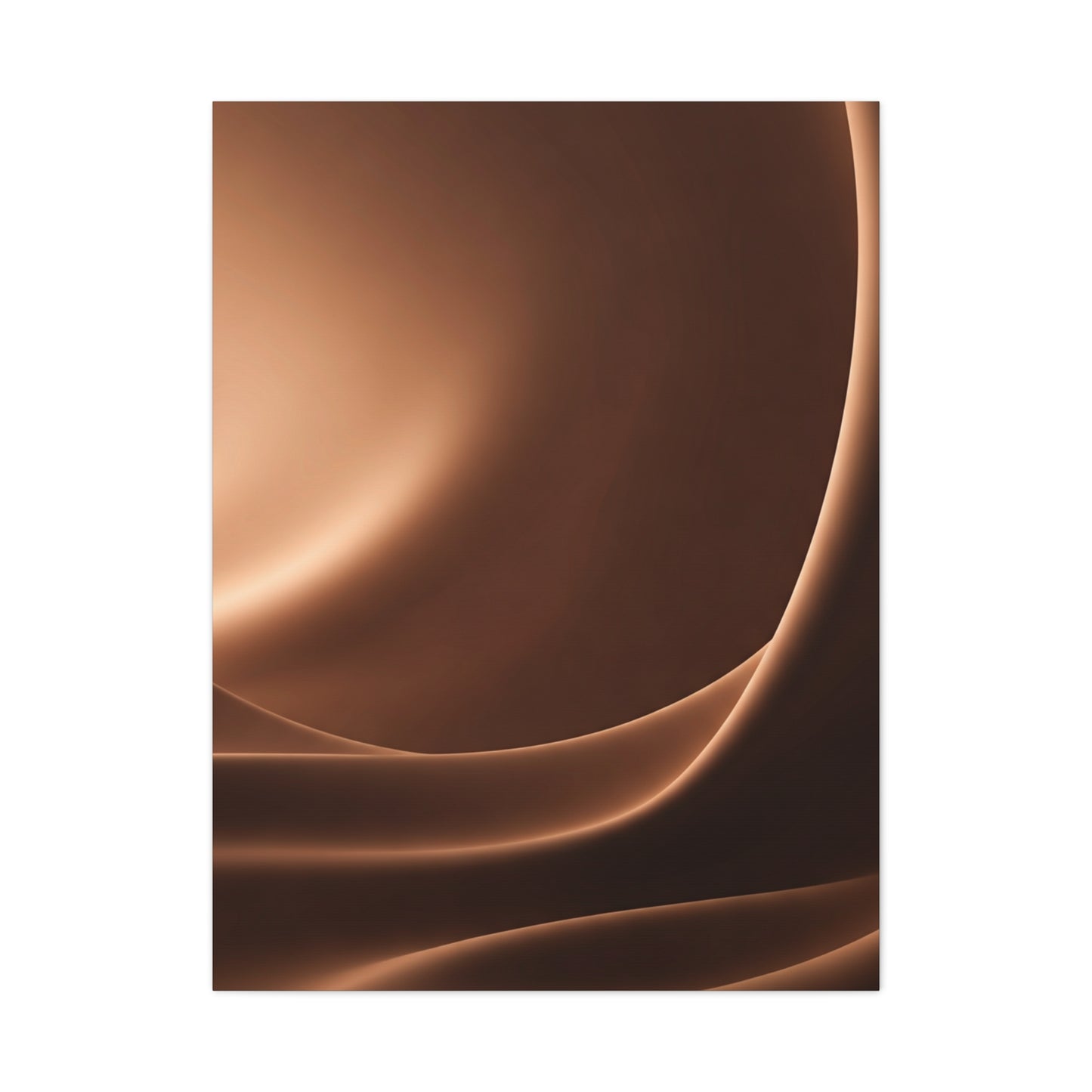 Bronze Silk Flow Wall Art & Canvas Prints