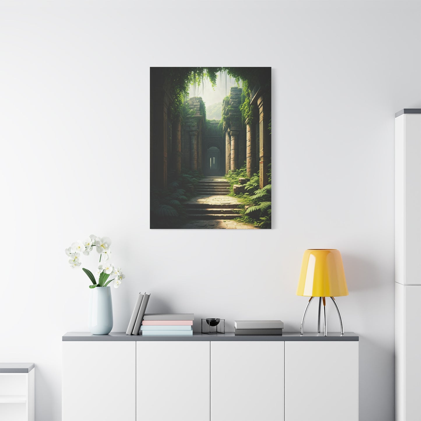 Temple Pathway of Light Wall Art & Canvas Prints