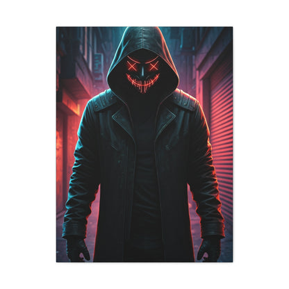 Crimson Smile Night Enforcer Wall Art & Canvas Prints