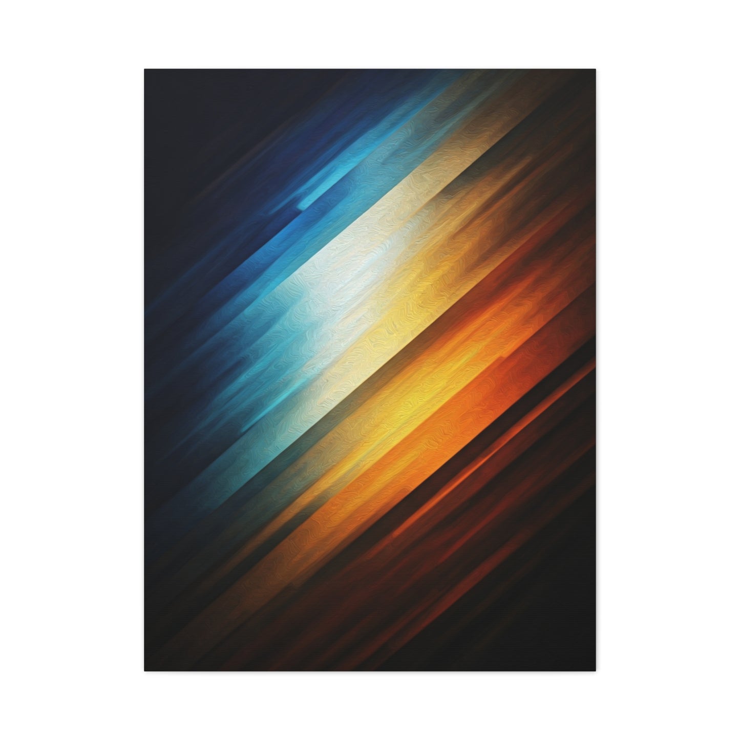 Diagonal Light Fusion Abstract Wall Art & Canvas Prints