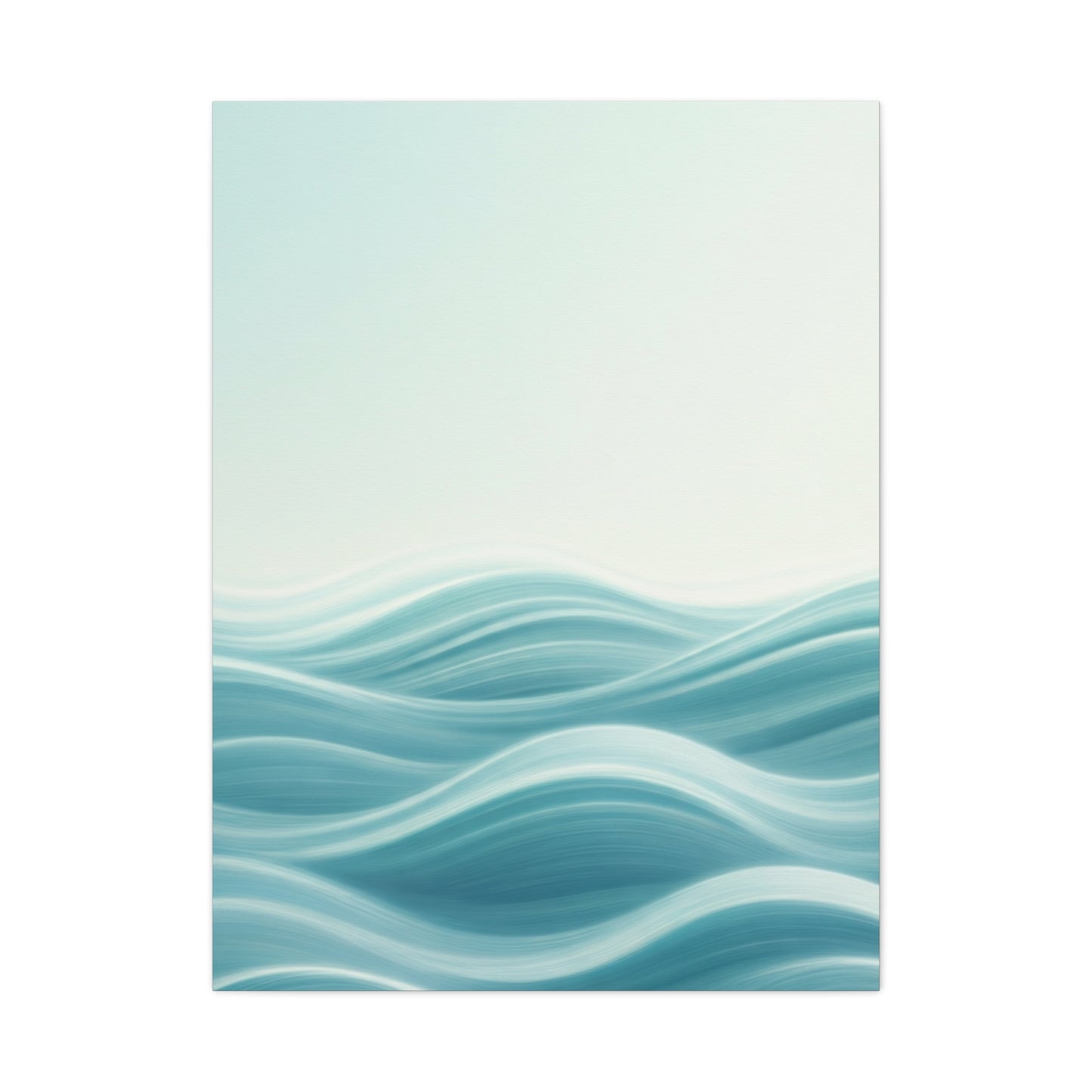 Dreamy Layered Ocean Waves Wall Art & Canvas Prints