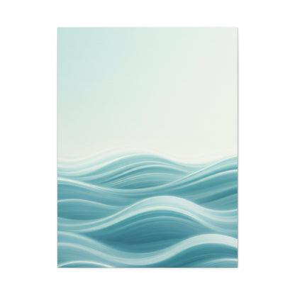 Dreamy Layered Ocean Waves Wall Art & Canvas Prints
