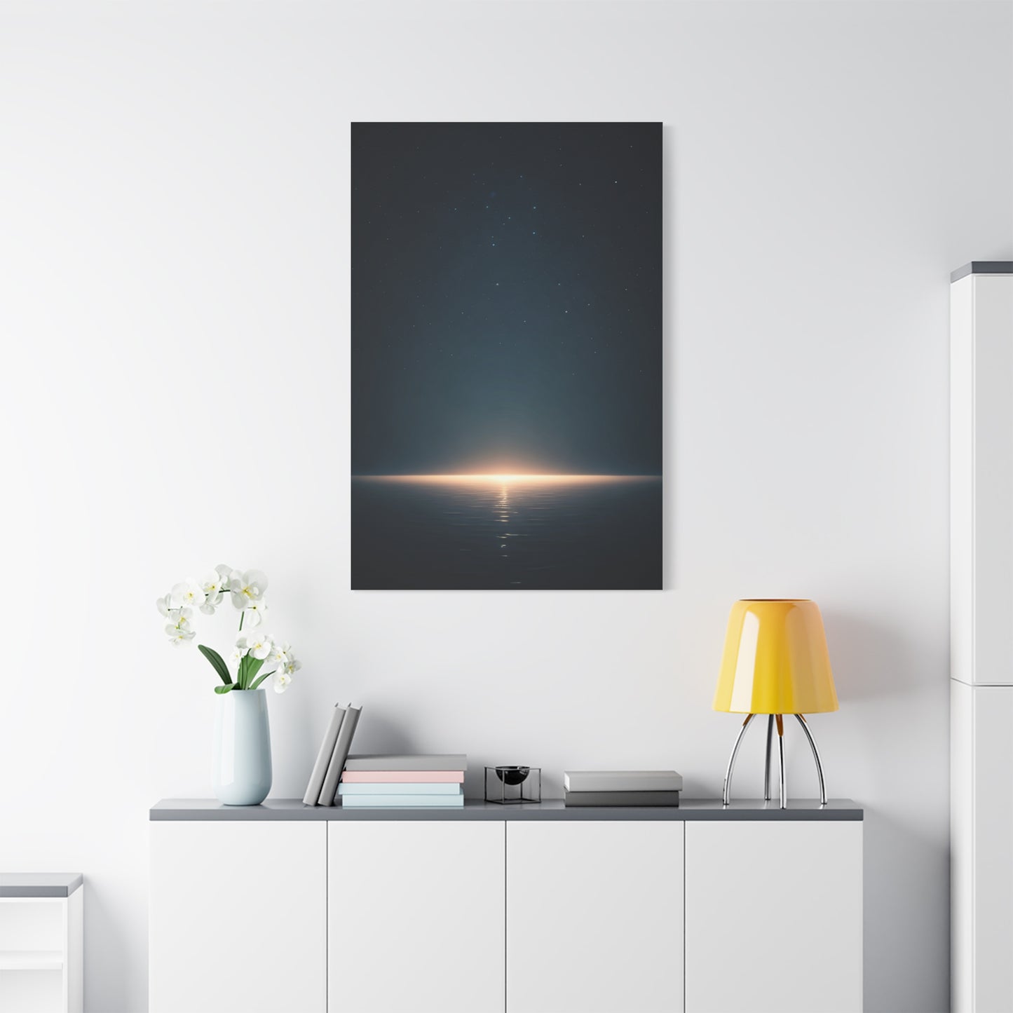 Starry Night Sea Horizon Wall Art & Canvas Prints