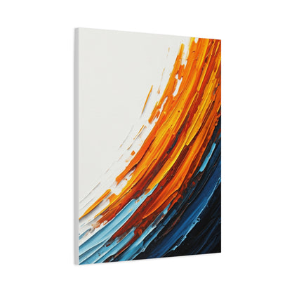 Flowing Warm Motion Abstract Wall Art & Canvas Prints