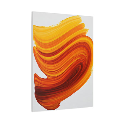 Solar Flame Flow Abstract Wall Art & Canvas Prints