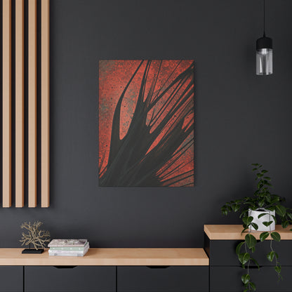 Crimson Motion Abstract Wall Art & Canvas Prints