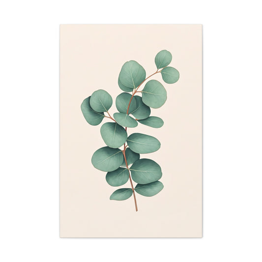 Eucalyptus Stem Soft Botanical Wall Art & Canvas Prints