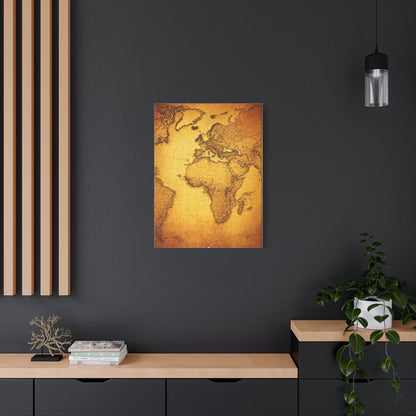 Old World Exploration Map Wall Art & Canvas Prints