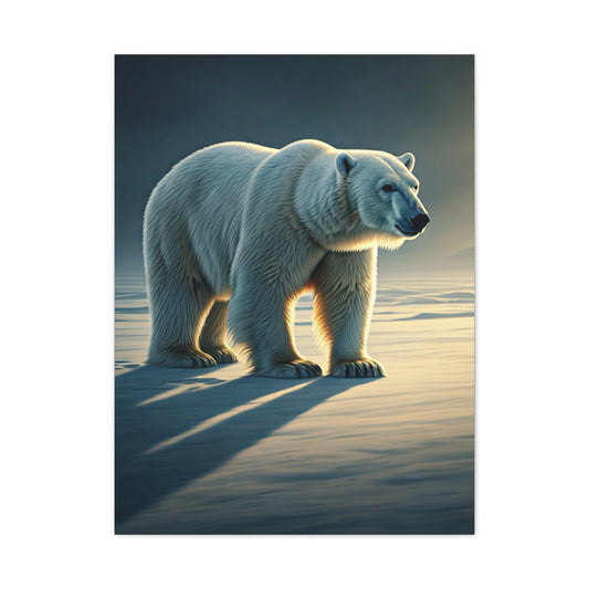 Arctic Glow Polar Bear Wall Art & Canvas Prints