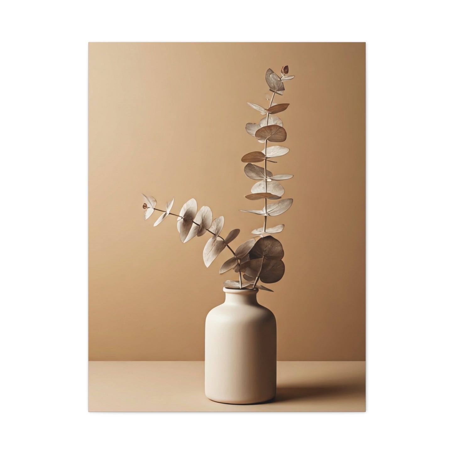 Eucalyptus Stem in Ceramic Vase Wall Art & Canvas Prints