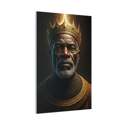 Eternal Crown King Portrait Wall Art & Canvas Prints