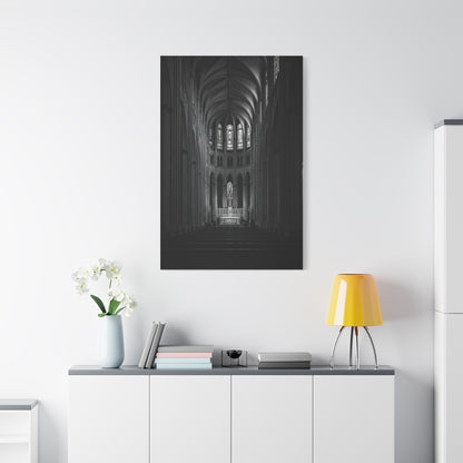 Gothic Cathedral Nave Light Wall Art & Canvas Prints