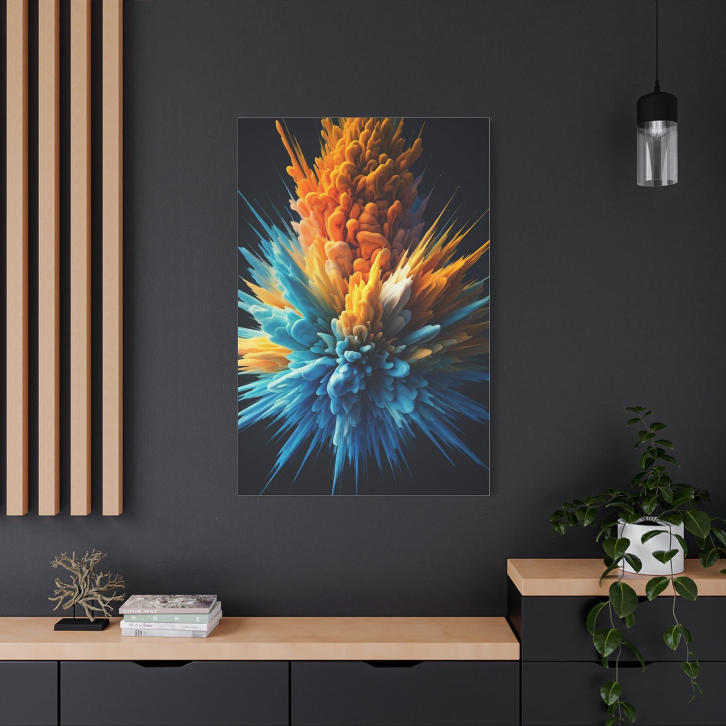 Radiant Color Explosion Abstract Wall Art & Canvas Prints