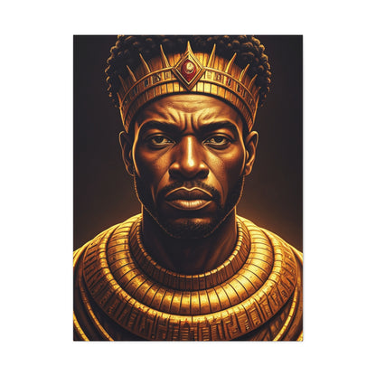 Golden Sovereign King Portrait Wall Art & Canvas Prints