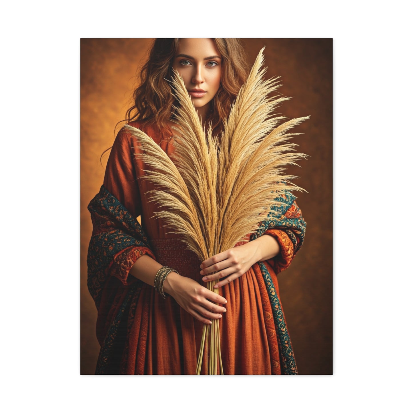 Harvest Spirit Bohemian Woman Wall Art & Canvas Prints