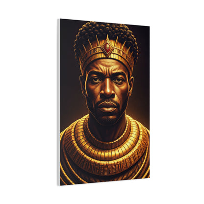 Golden Sovereign King Portrait Wall Art & Canvas Prints