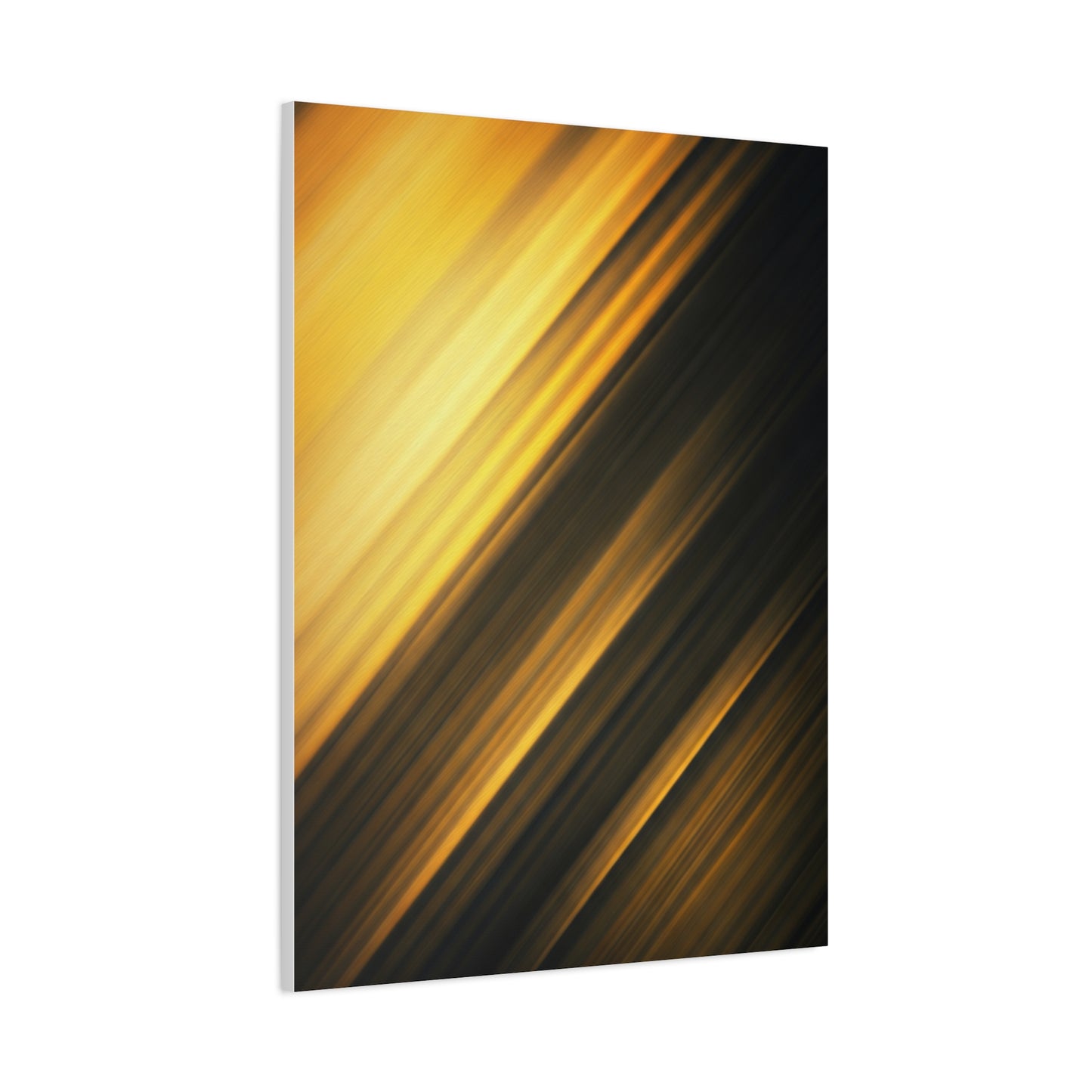 Golden Shadow Streaks Abstract Wall Art & Canvas Prints
