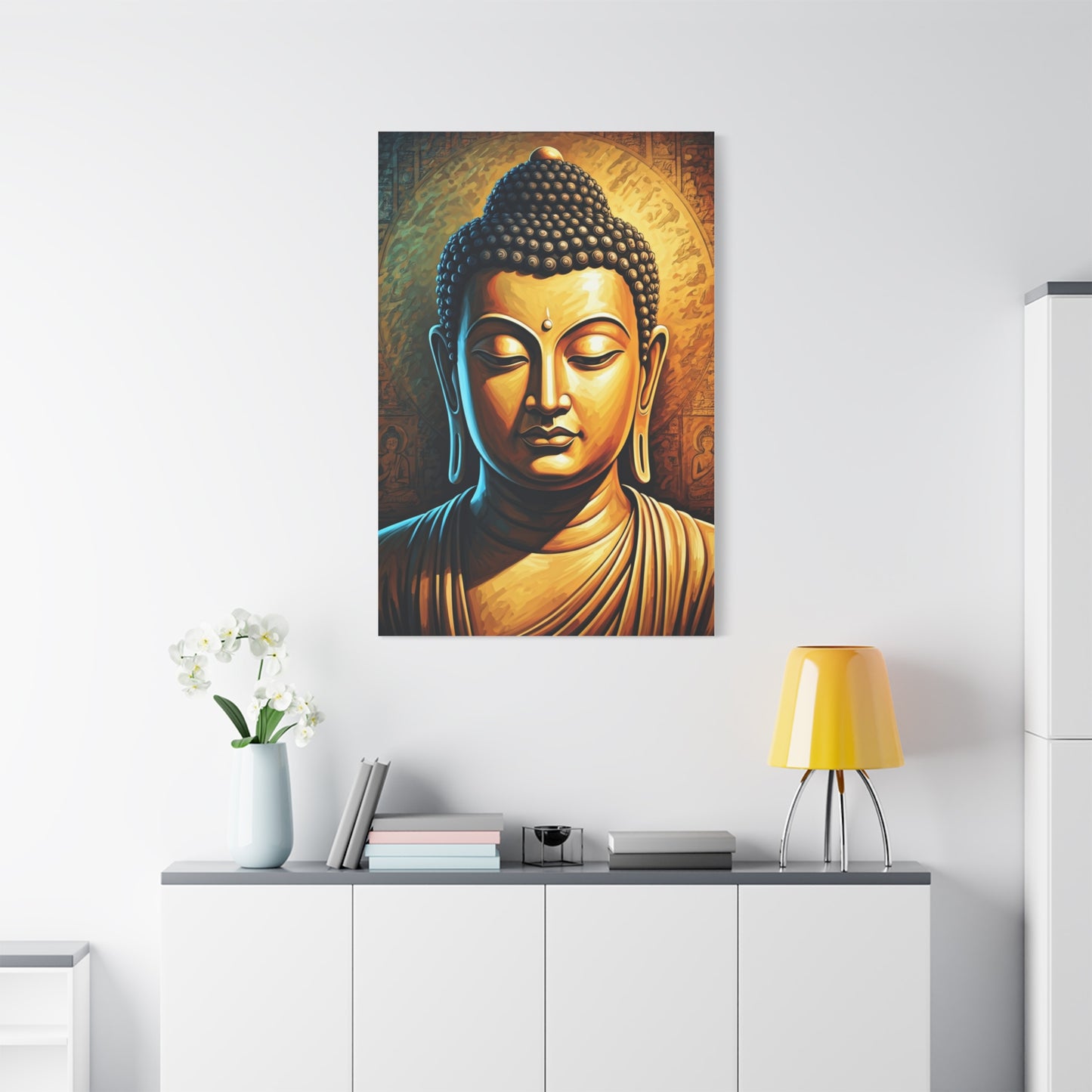 Temple Light Buddha Artwork Wall Art & Canvas Prints