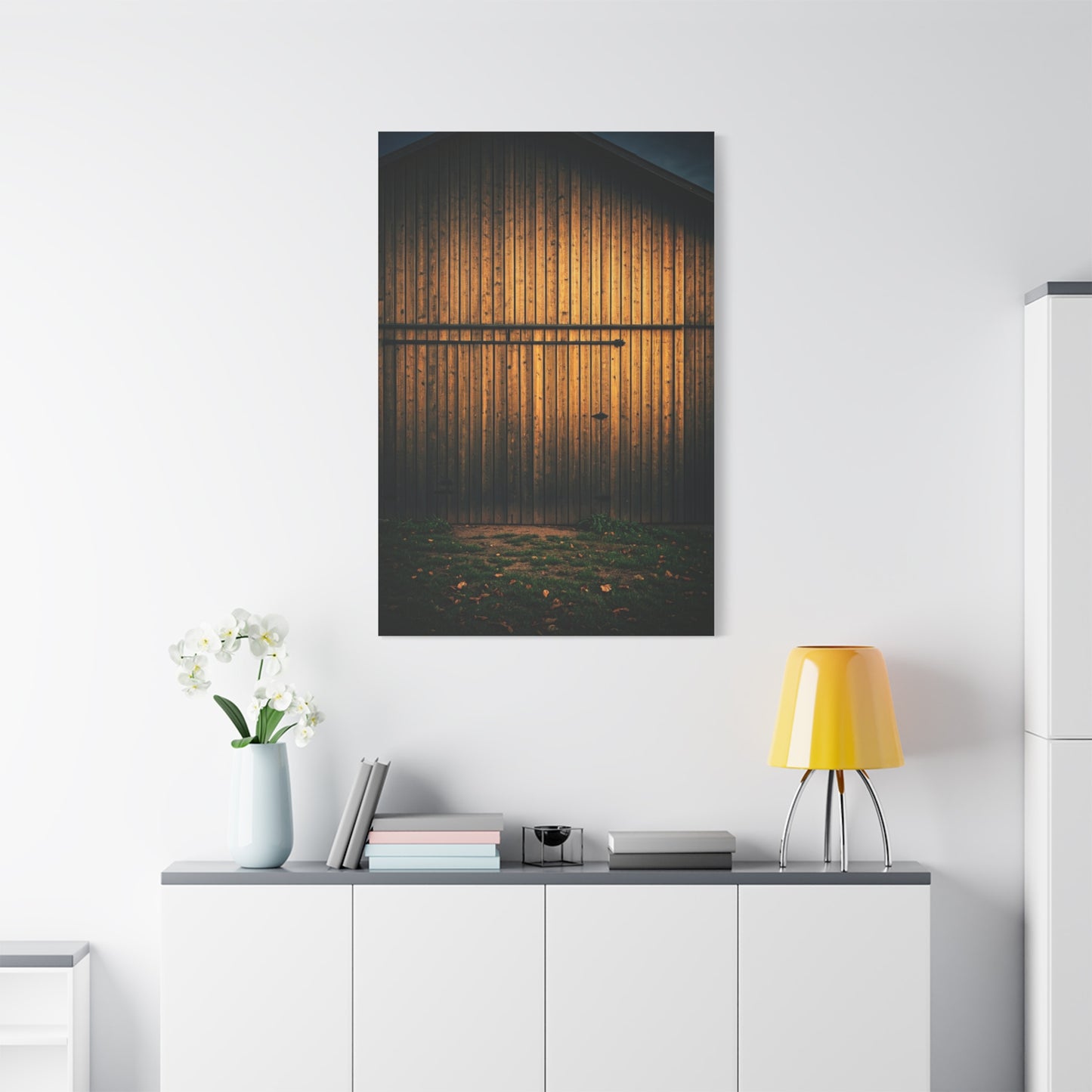 Minimalist Barn Door Detail Wall Art & Canvas Prints
