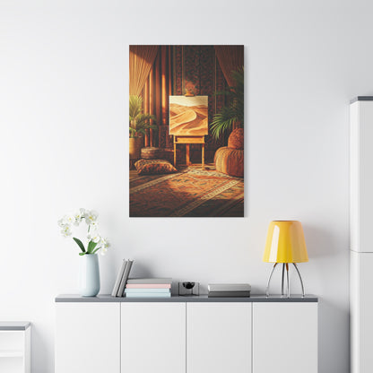 Bohemian Desert Studio Interior Wall Art & Canvas Prints