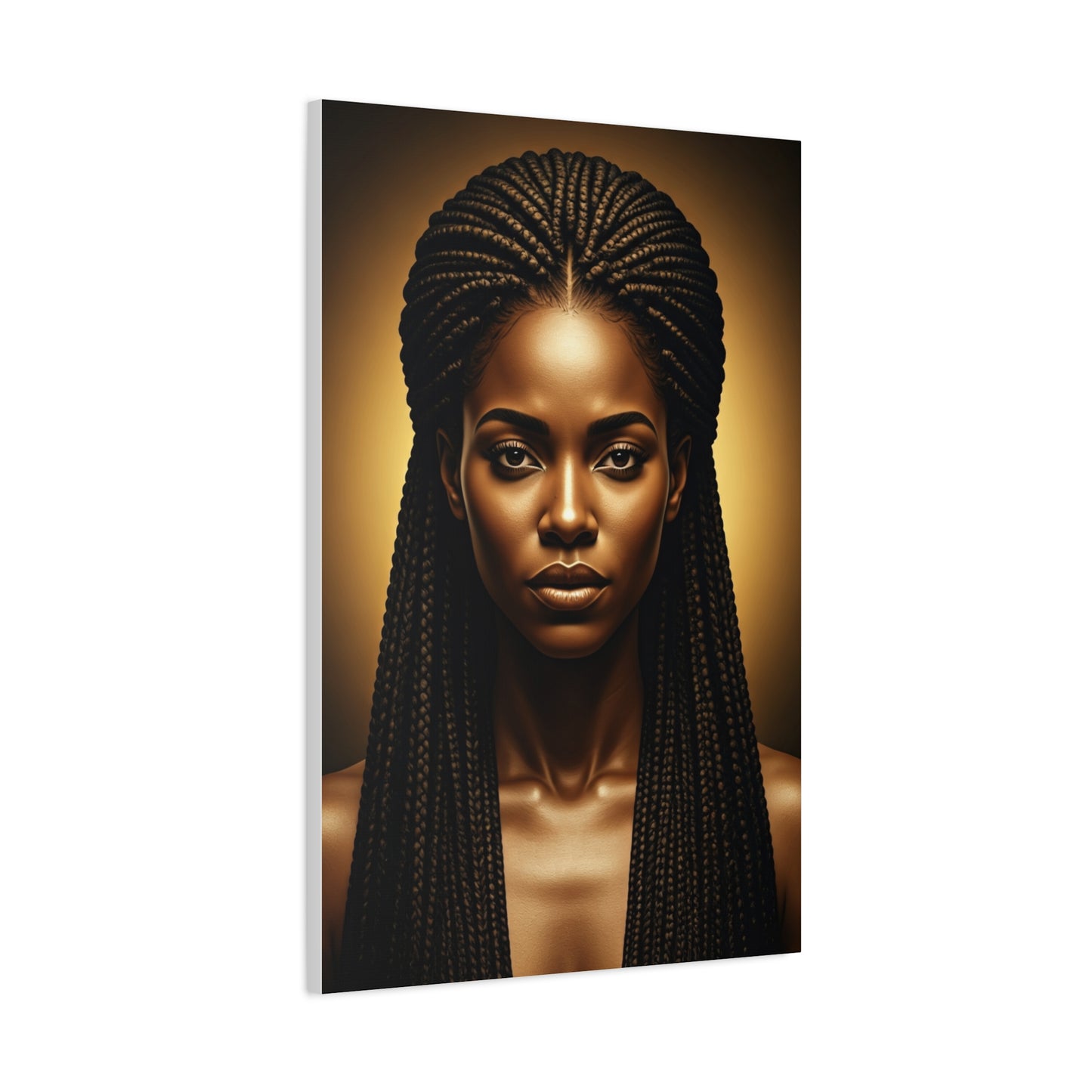 Radiant Braided Queen Portrait Wall Art & Canvas Prints