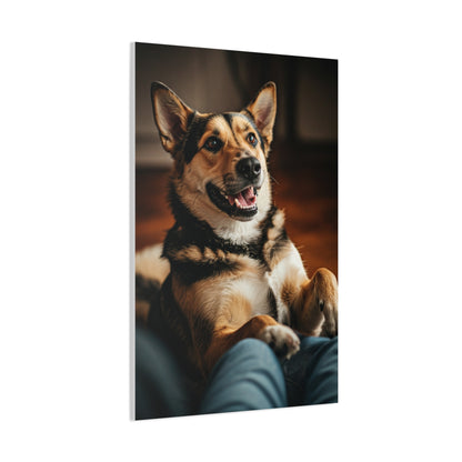 Happy Paws Cuddle Moment Wall Art & Canvas Print