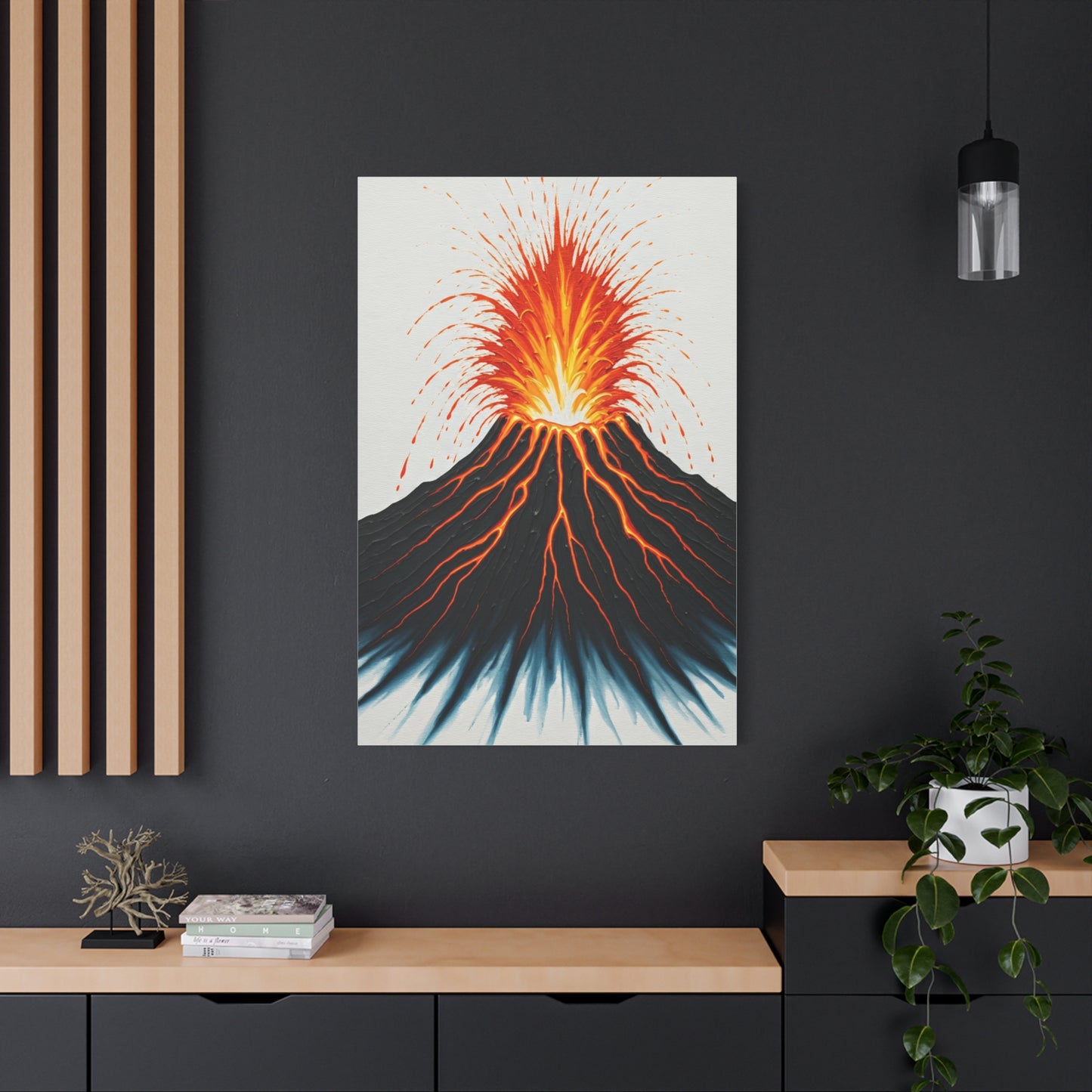 Volcanic Energy Abstract Wall Art & Canvas Prints