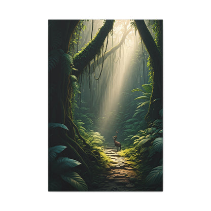 Jungle Pathway of Light Wall Art & Canvas Prints