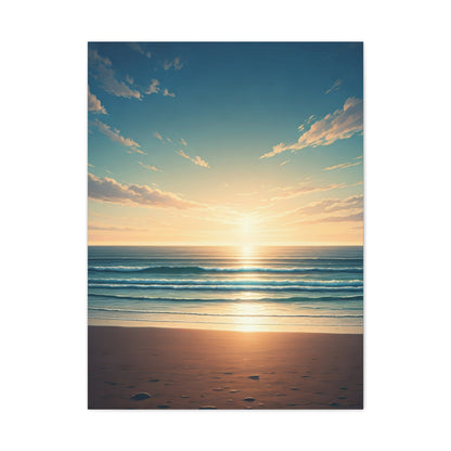 Endless Coastal Dawn Reflection Wall Art & Canvas Prints