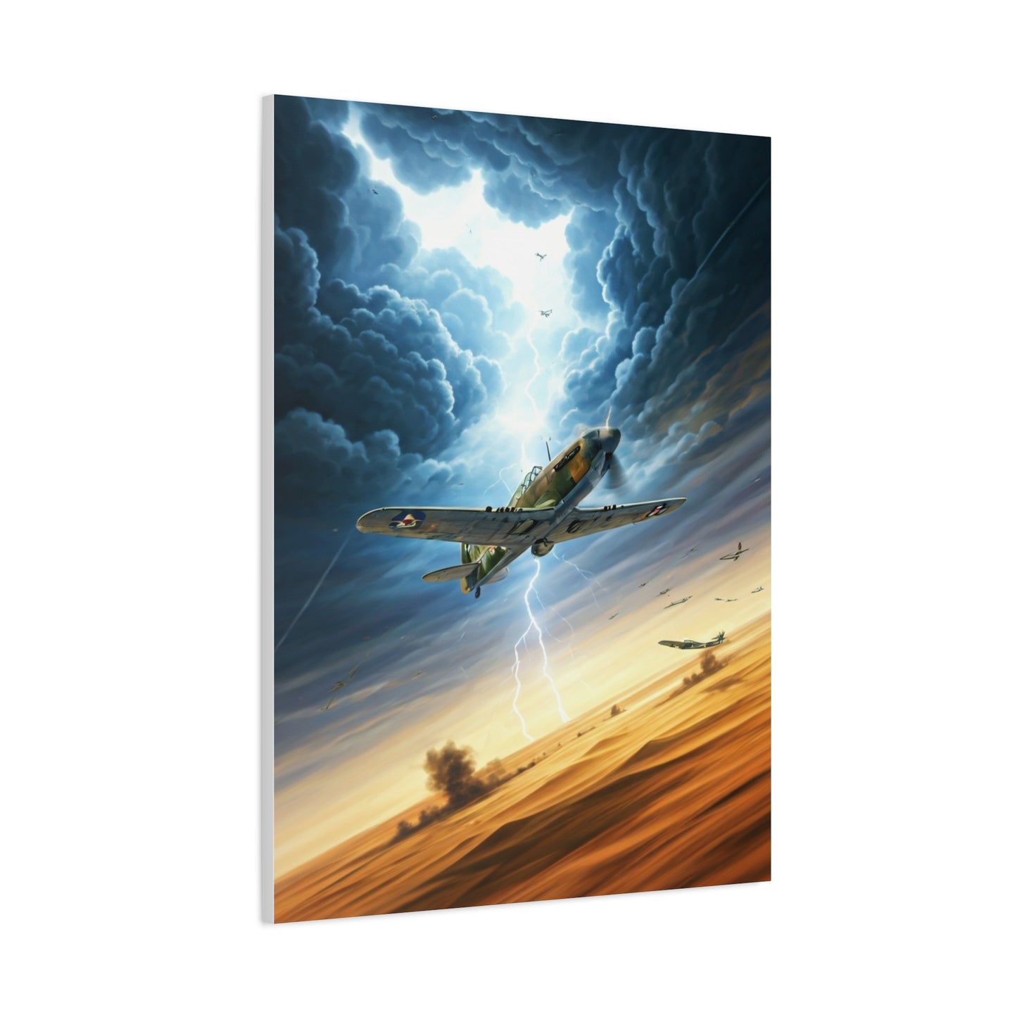 Lightning Run Combat Flight Wall Art & Canvas Prints