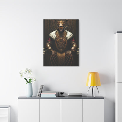 Golden Sovereign King Portrait Wall Art & Canvas Prints