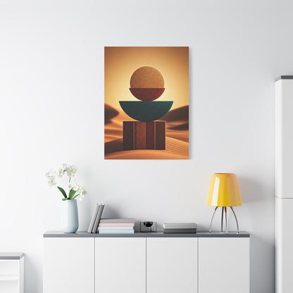 Desert Balance Geometry Wall Art & Canvas Prints