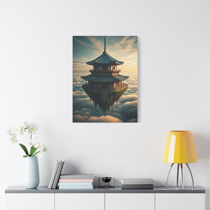 Floating Temple in the Clouds Wall Art & Canvas Prints