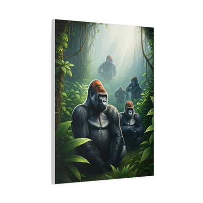 Jungle Guardians Gorilla Family Wall Art & Canvas Prints