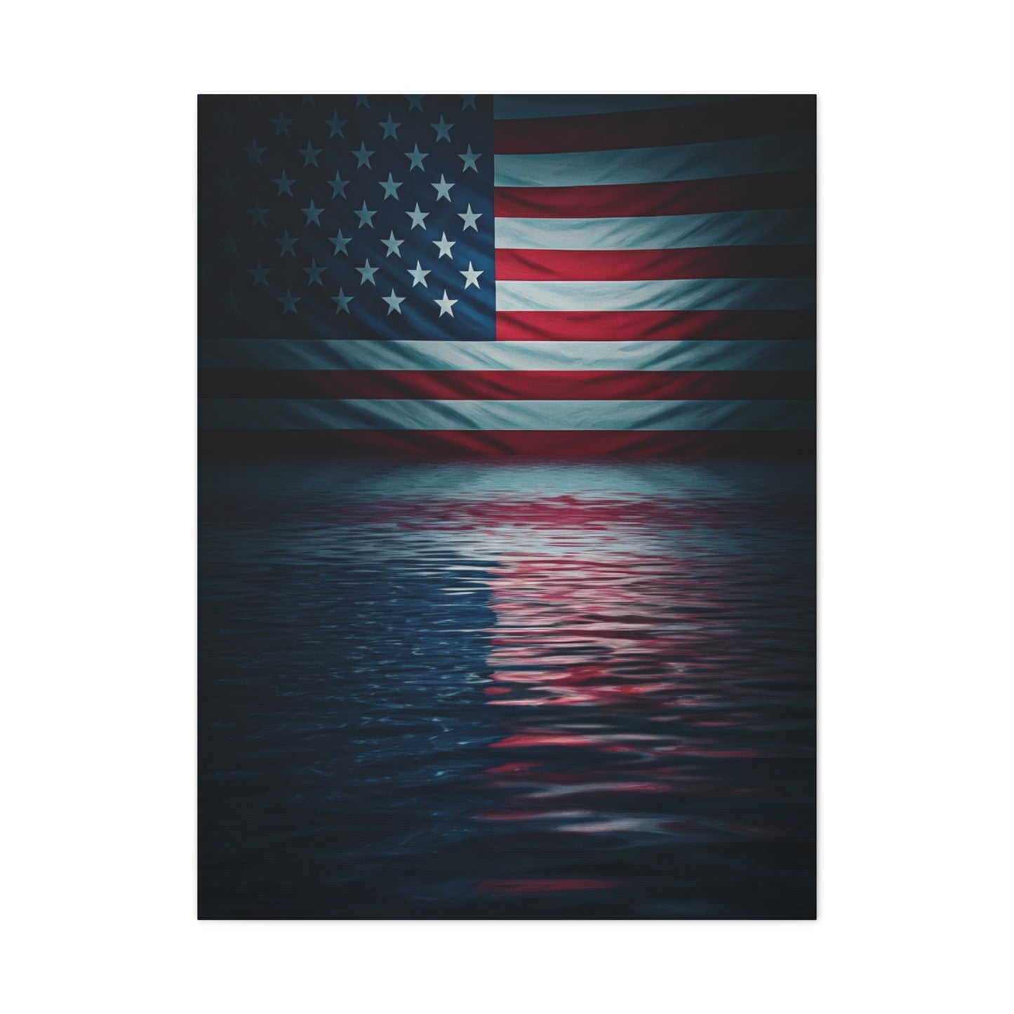 Stars and Stripes on the Water Wall Art & Canvas Prints