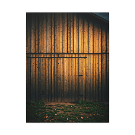 Minimalist Barn Door Detail Wall Art & Canvas Prints