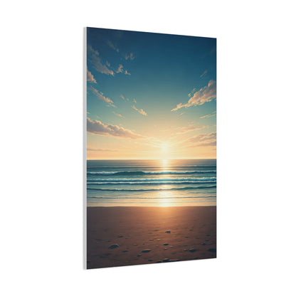 Endless Coastal Dawn Reflection Wall Art & Canvas Prints