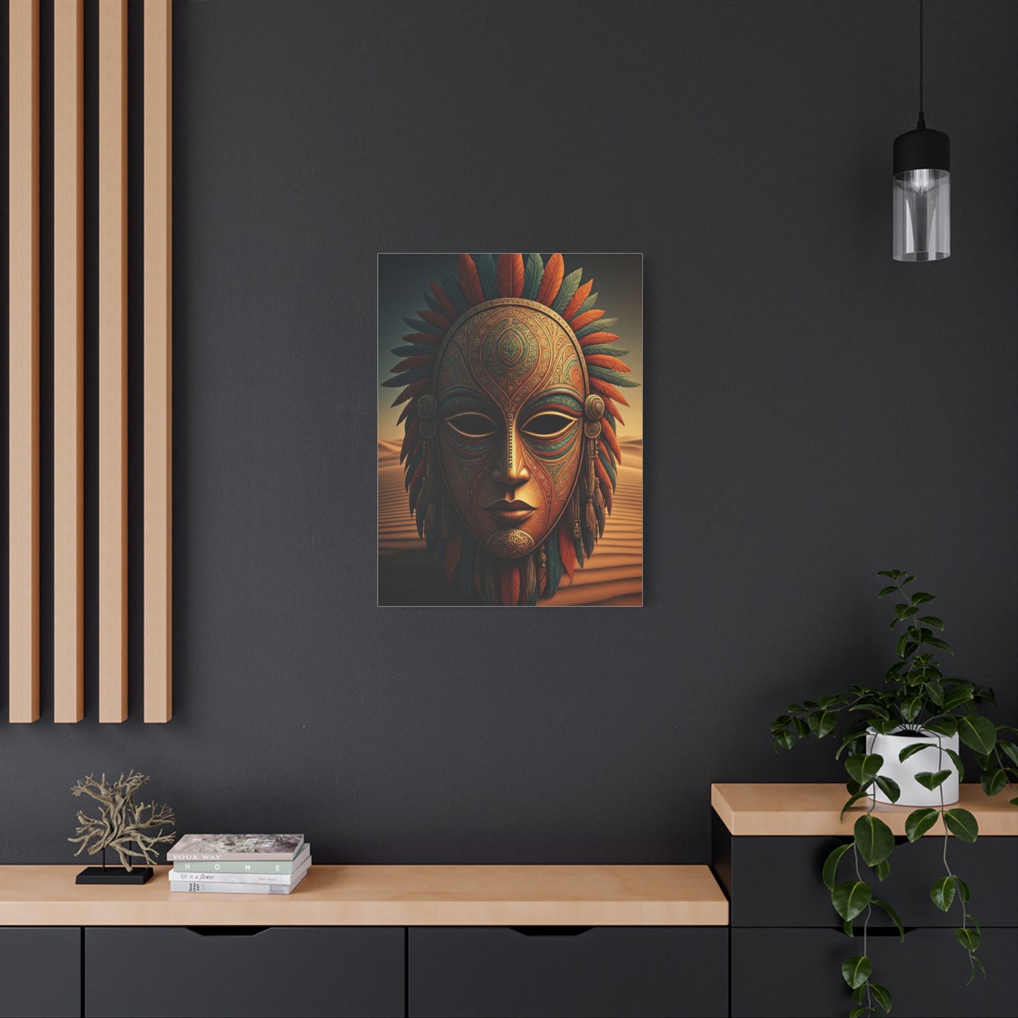 Sacred Tribal Mask Wall Art & Canvas Prints