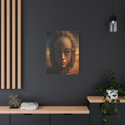 Sacred Tribal Mask Wall Art & Canvas Prints