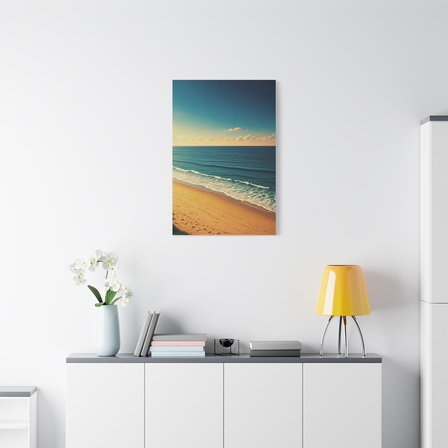 Golden Coastline Aerial Beach Wall Art & Canvas Prints