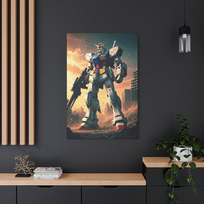 Mecha Guardian of the Ruins Wall Art & Canvas Prints