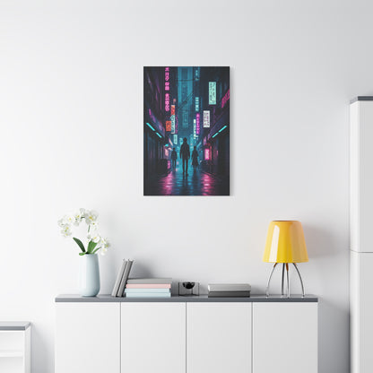 Neon Alley Wanderers Wall Art & Canvas Prints