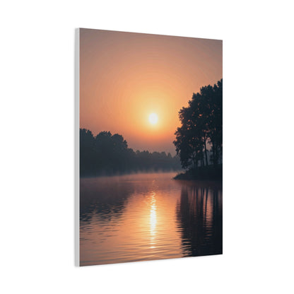 Sunrise Lake Reflection Wall Art & Canvas Prints
