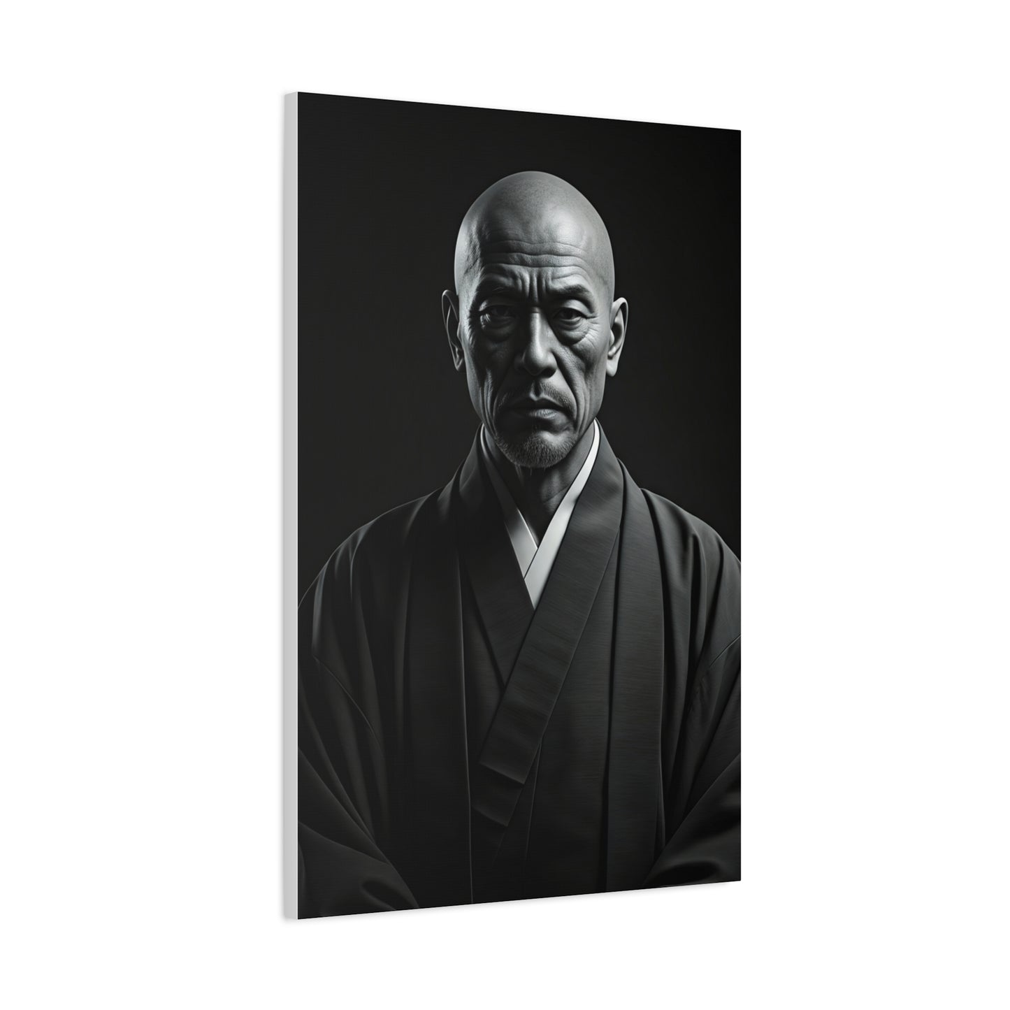 Stoic Figure in Minimalist Portrait Wall Art & Canvas Prints