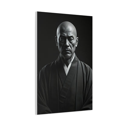 Stoic Figure in Minimalist Portrait Wall Art & Canvas Prints